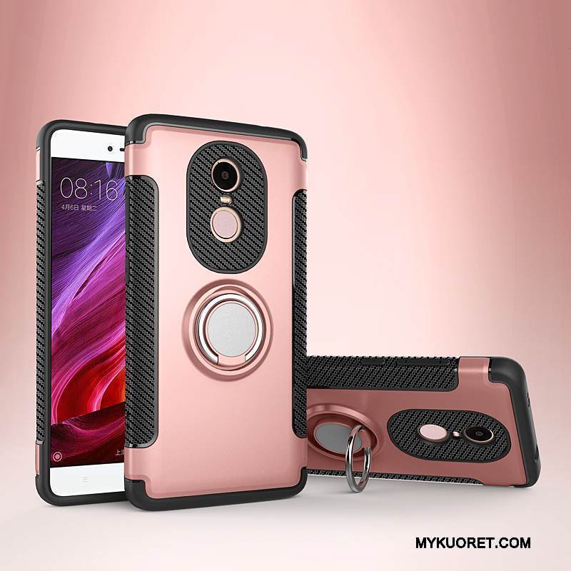 Kuori Redmi Note 4x Tuki Punainen Magneettinen, Kotelo Redmi Note 4x Nahka Auto Puhelimen Kuoret