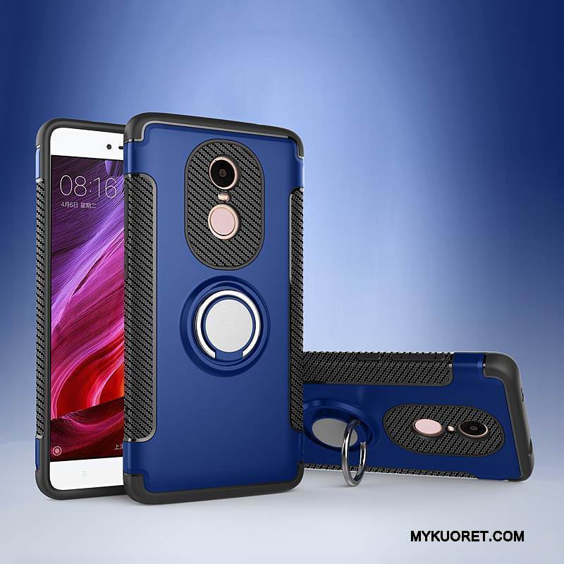 Kuori Redmi Note 4x Tuki Punainen Magneettinen, Kotelo Redmi Note 4x Nahka Auto Puhelimen Kuoret