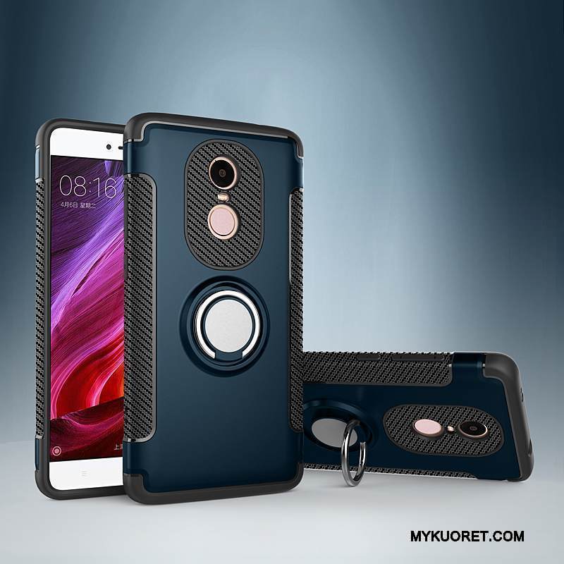 Kuori Redmi Note 4x Tuki Punainen Magneettinen, Kotelo Redmi Note 4x Nahka Auto Puhelimen Kuoret