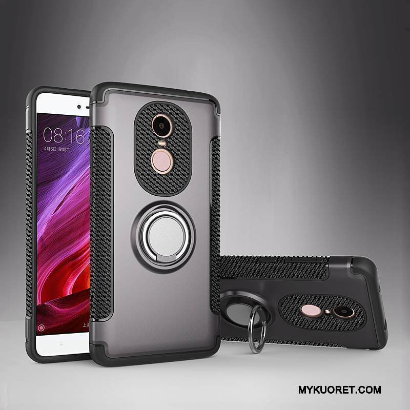 Kuori Redmi Note 4x Tuki Punainen Magneettinen, Kotelo Redmi Note 4x Nahka Auto Puhelimen Kuoret