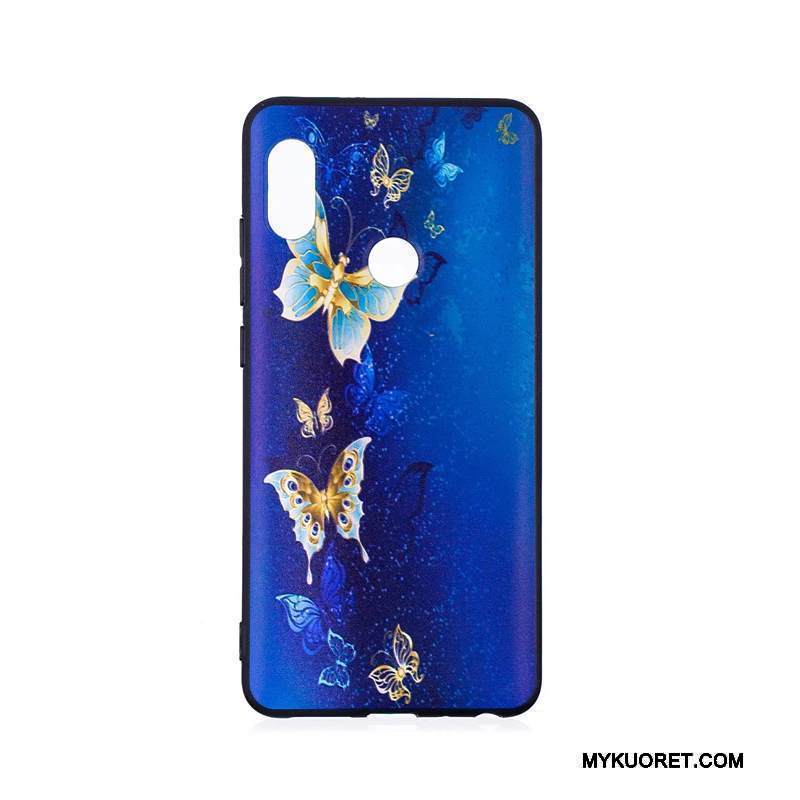 Kuori Redmi Note 5 Pro Kohokuviointi Trendi Punainen, Kotelo Redmi Note 5 Pro Sarjakuva Jauhe Puhelimen Kuoret