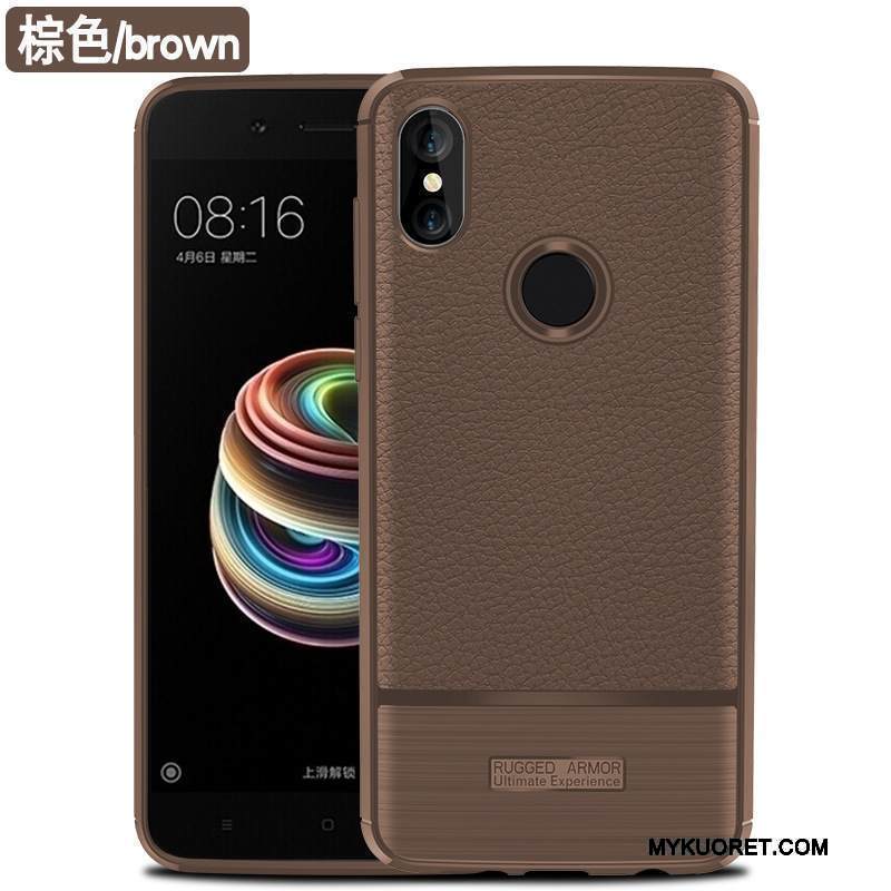 Kuori Redmi Note 5 Pro Laukut Puhelimen Kuoret Murtumaton, Kotelo Redmi Note 5 Pro Luova Musta Persoonallisuus