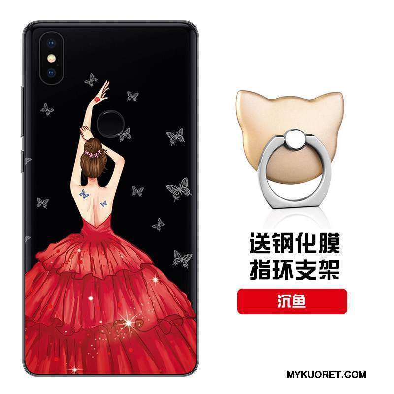 Kuori Redmi Note 5 Pro Laukut Puhelimen Kuoret Pieni, Kotelo Redmi Note 5 Pro Silikoni Punainen Muokata