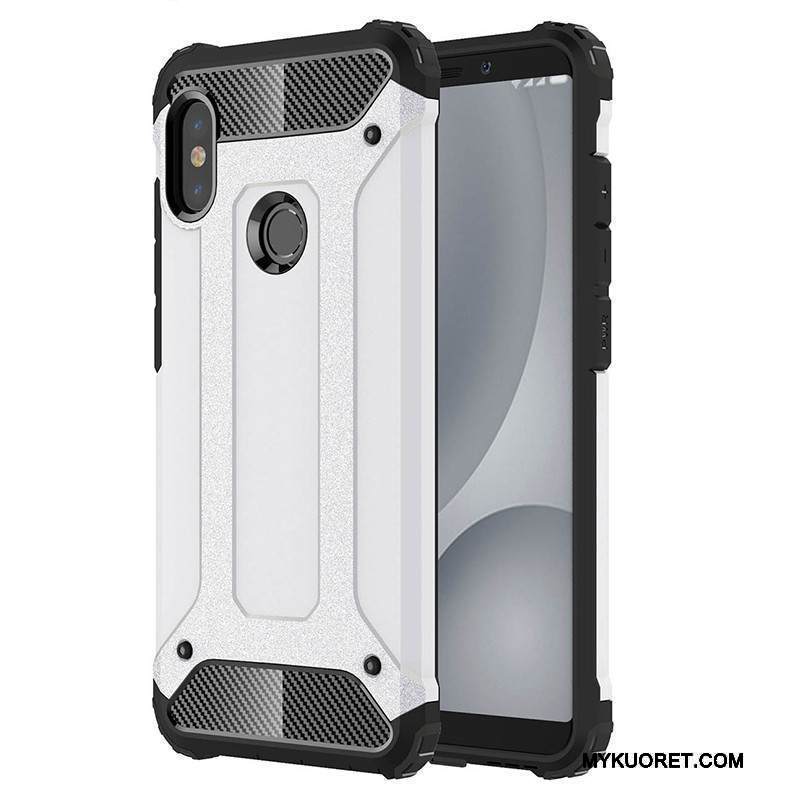 Kuori Redmi Note 5 Pro Laukut Punainen Puhelimen Kuoret, Kotelo Redmi Note 5 Pro Silikoni Murtumaton Hopea