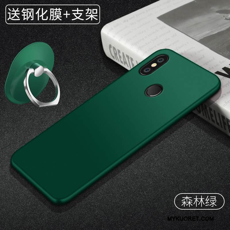 Kuori Redmi Note 5 Silikoni Murtumaton Kevyt, Kotelo Redmi Note 5 Suojaus Kiinteä Väri Punainen