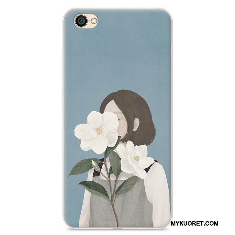 Kuori Redmi Note 5 Silikoni Murtumaton Kustannukset, Kotelo Redmi Note 5 Pehmeä Neste Khaki Pieni