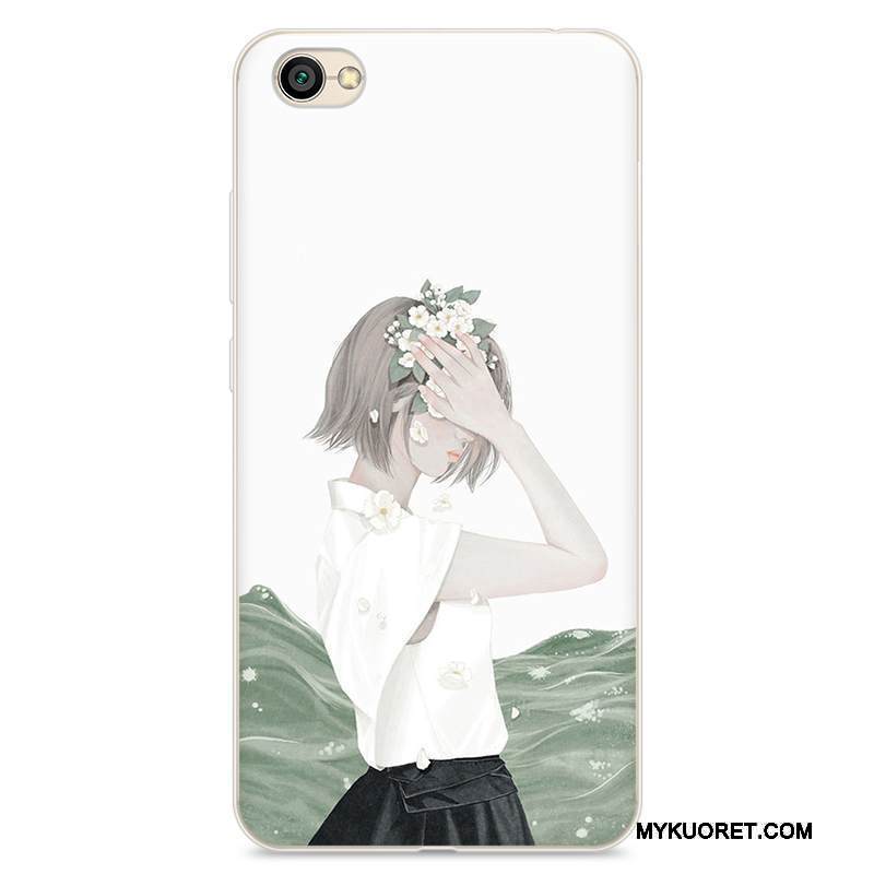 Kuori Redmi Note 5 Silikoni Murtumaton Kustannukset, Kotelo Redmi Note 5 Pehmeä Neste Khaki Pieni