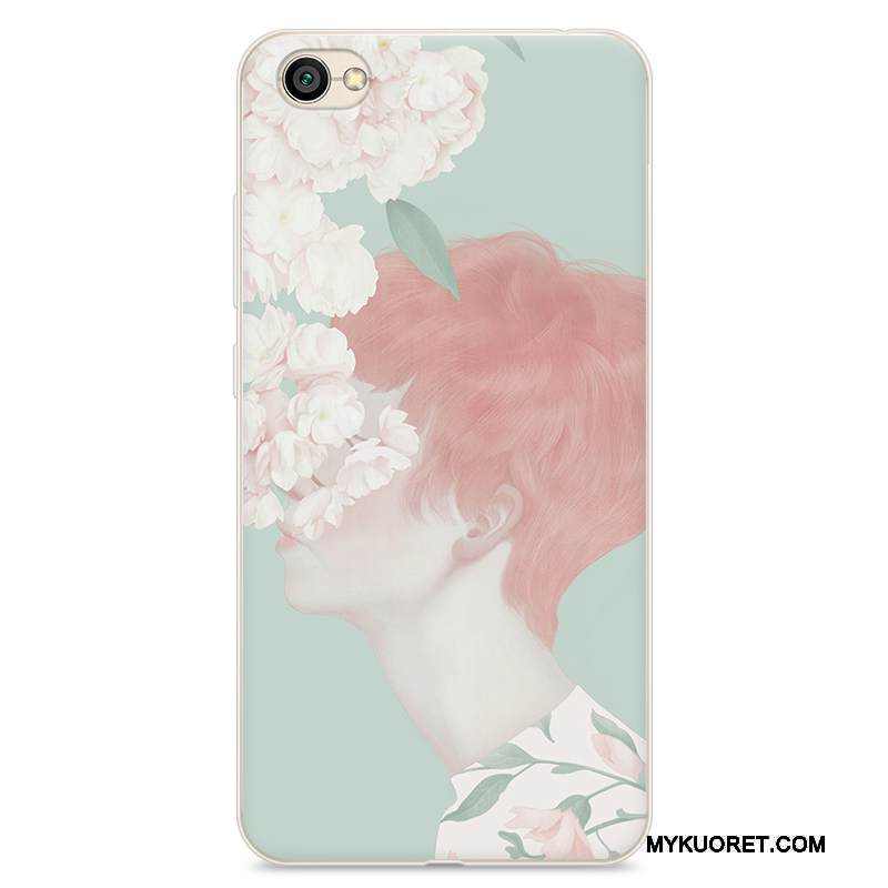 Kuori Redmi Note 5 Silikoni Murtumaton Kustannukset, Kotelo Redmi Note 5 Pehmeä Neste Khaki Pieni