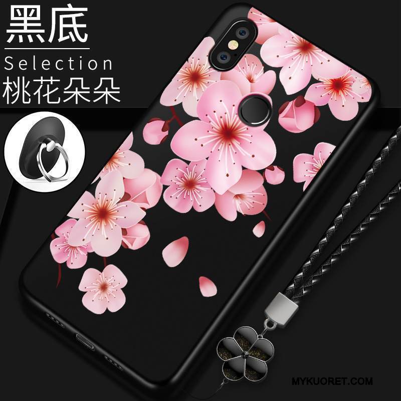 Kuori Redmi Note 5 Silikoni Pieni Murtumaton, Kotelo Redmi Note 5 Pehmeä Neste Punainen Puhelimen Kuoret