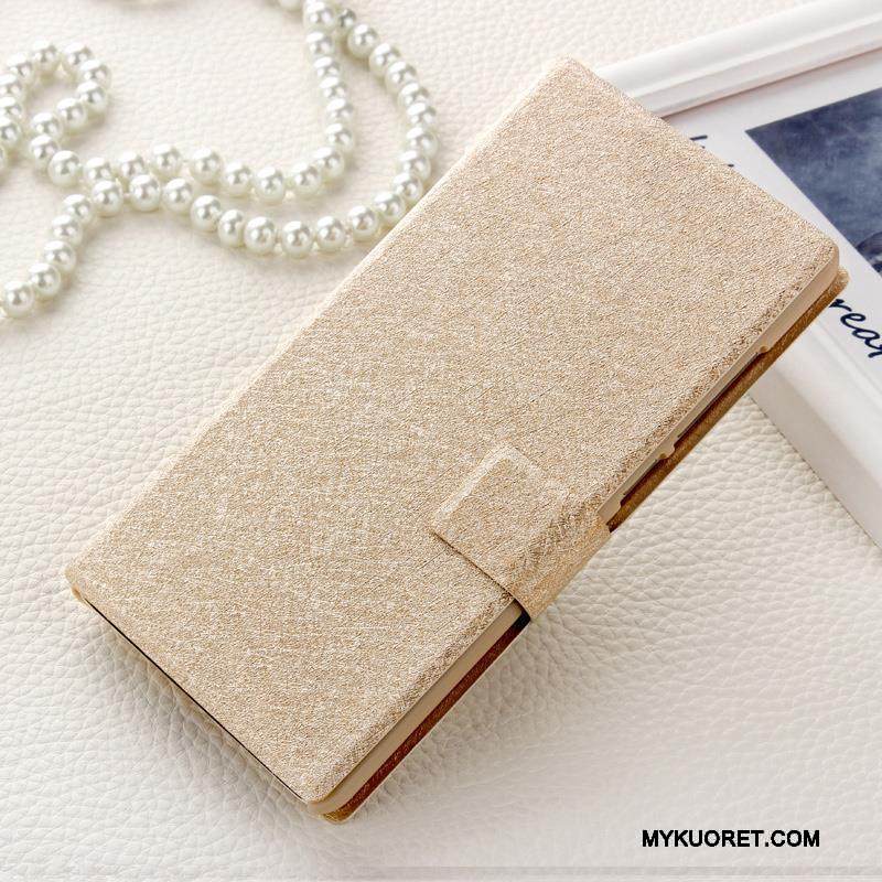 Kuori Redmi Note 5 Suojaus Pu Puhelimen Kuoret, Kotelo Redmi Note 5 Strassi Kiinteä Väri Punainen