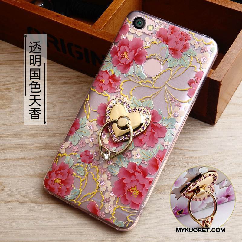 Kuori Redmi Note 5a Kohokuviointi Korkea Puhelimen Kuoret, Kotelo Redmi Note 5a Suojaus Läpinäkyvä Vihreä