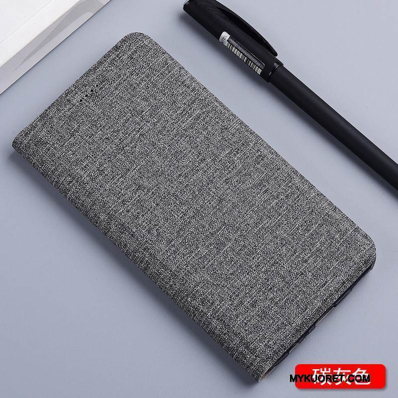 Kuori Redmi Note 5a Kuoret Pieni Puhelimen Kuoret, Kotelo Redmi Note 5a Nahka Punainen Pellava