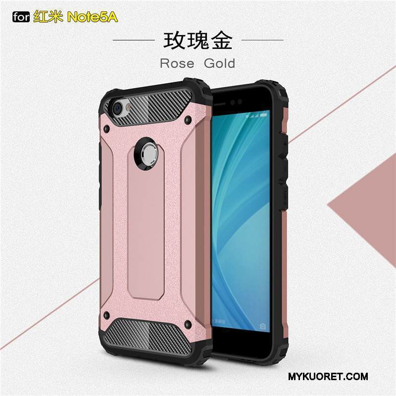 Kuori Redmi Note 5a Laukut Hopea Pu, Kotelo Redmi Note 5a Silikoni Punainen Kova