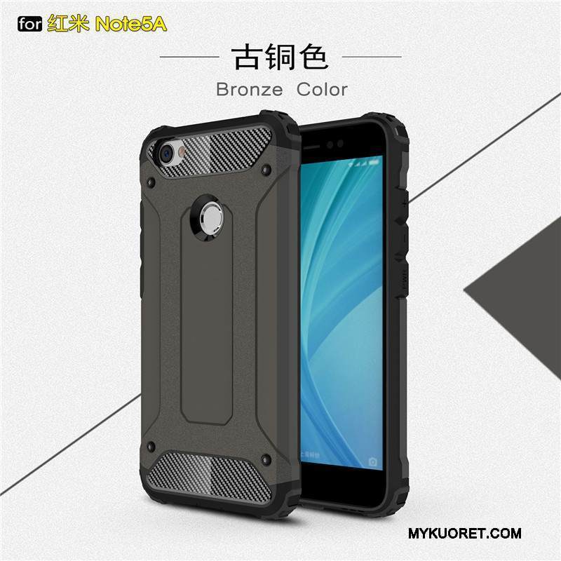 Kuori Redmi Note 5a Laukut Hopea Pu, Kotelo Redmi Note 5a Silikoni Punainen Kova