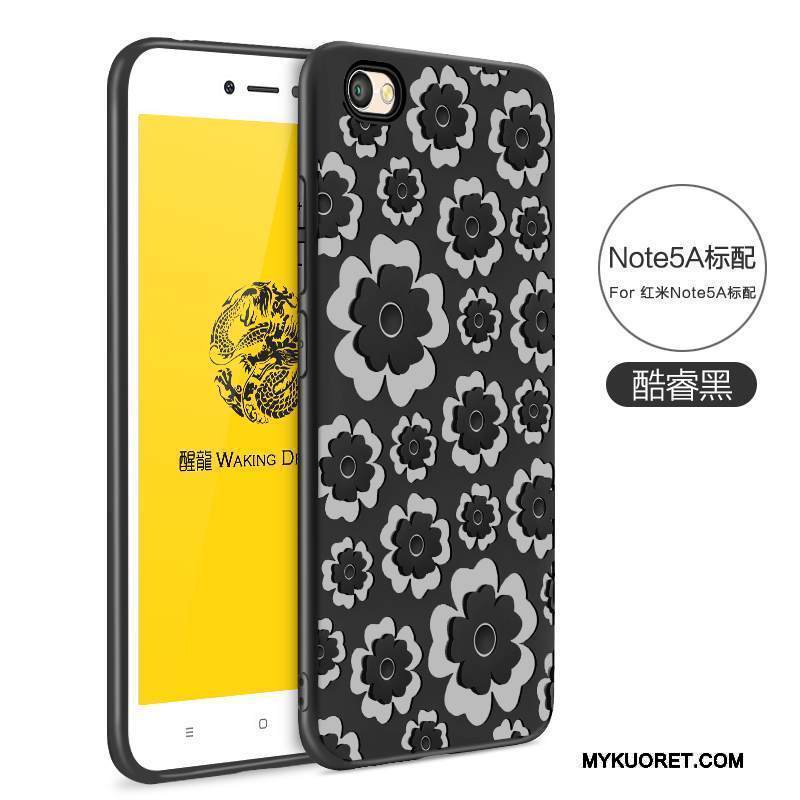 Kuori Redmi Note 5a Laukut Murtumaton Korkea, Kotelo Redmi Note 5a Suojaus Punainen