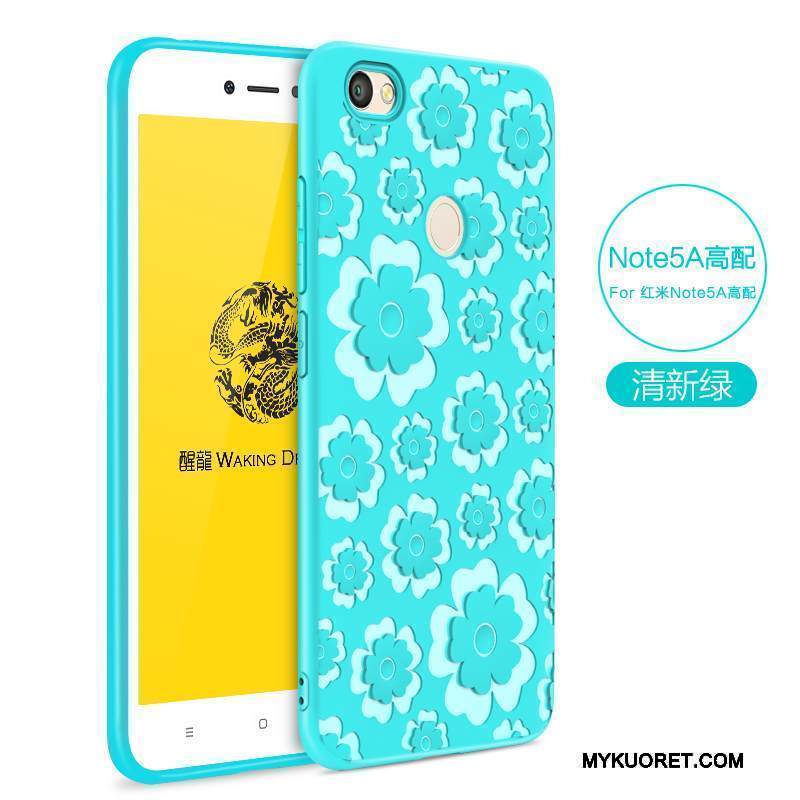 Kuori Redmi Note 5a Laukut Murtumaton Korkea, Kotelo Redmi Note 5a Suojaus Punainen