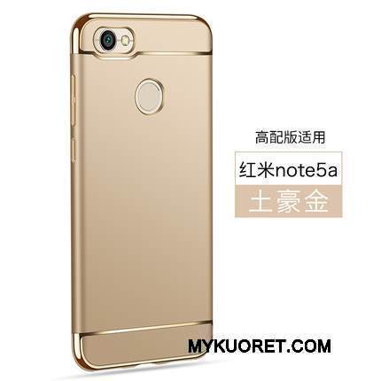 Kuori Redmi Note 5a Laukut Murtumaton Punainen, Kotelo Redmi Note 5a Suojaus Korkea Jauhe