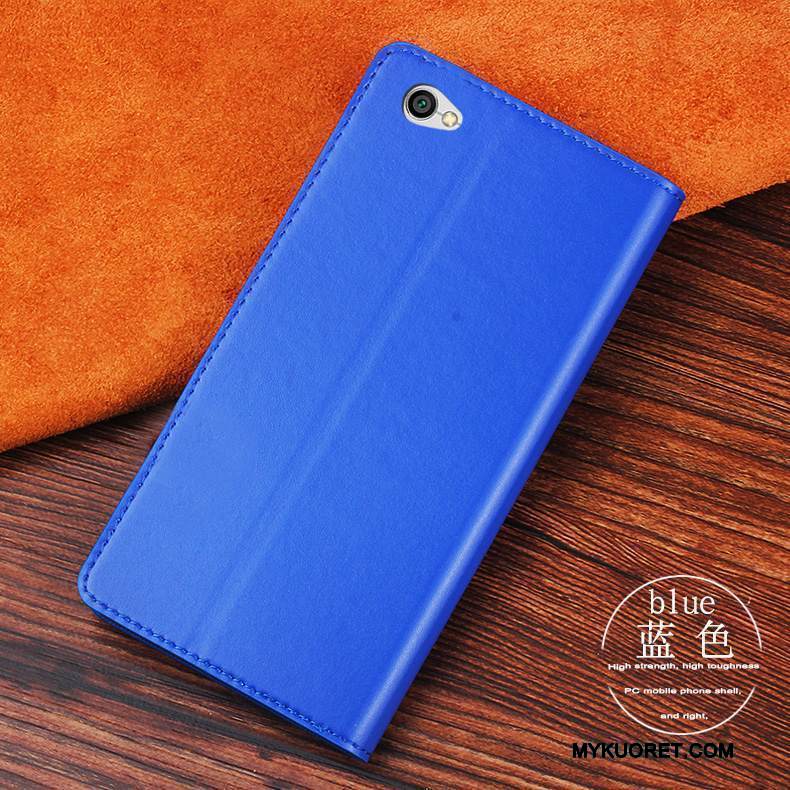 Kuori Redmi Note 5a Laukut Sininen Punainen, Kotelo Redmi Note 5a Suojaus Murtumaton Puhelimen Kuoret