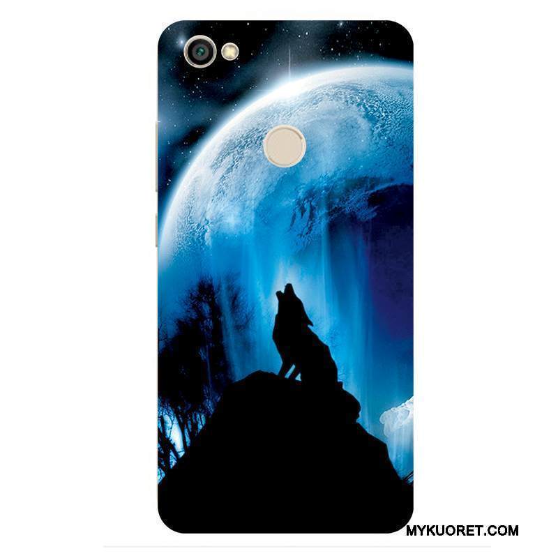 Kuori Redmi Note 5a Laukut Toteemi Persoonallisuus, Kotelo Redmi Note 5a Violetti Susi