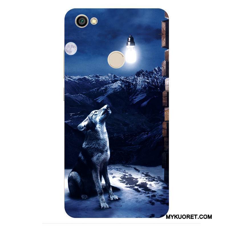 Kuori Redmi Note 5a Laukut Toteemi Persoonallisuus, Kotelo Redmi Note 5a Violetti Susi