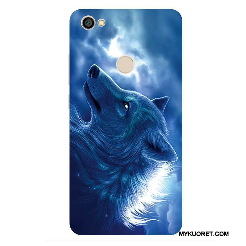 Kuori Redmi Note 5a Laukut Toteemi Persoonallisuus, Kotelo Redmi Note 5a Violetti Susi