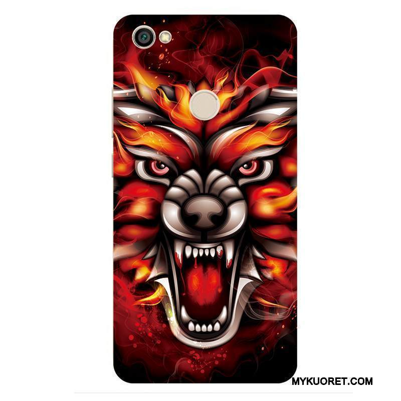 Kuori Redmi Note 5a Laukut Toteemi Persoonallisuus, Kotelo Redmi Note 5a Violetti Susi