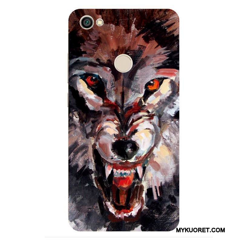 Kuori Redmi Note 5a Laukut Toteemi Persoonallisuus, Kotelo Redmi Note 5a Violetti Susi