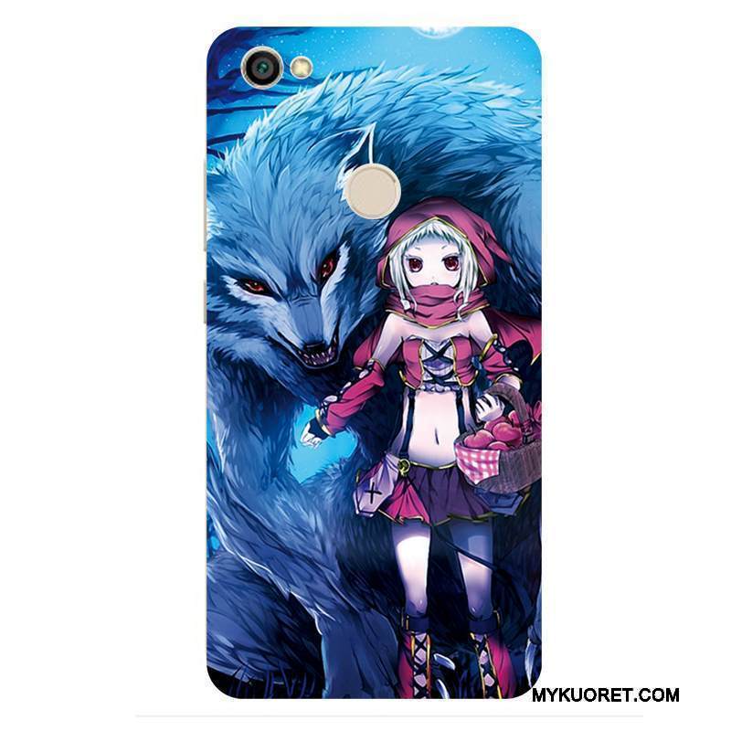 Kuori Redmi Note 5a Laukut Toteemi Persoonallisuus, Kotelo Redmi Note 5a Violetti Susi