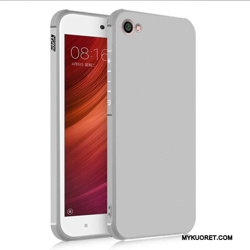 Kuori Redmi Note 5a Pehmeä Neste Pesty Suede Punainen, Kotelo Redmi Note 5a Suojaus Puhelimen Kuoret Pieni