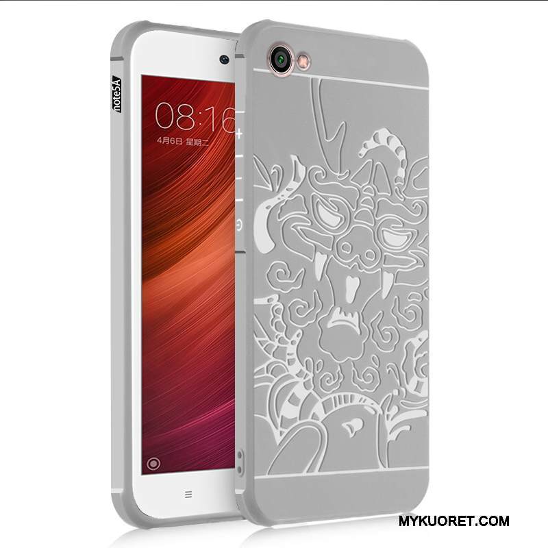 Kuori Redmi Note 5a Pehmeä Neste Pesty Suede Punainen, Kotelo Redmi Note 5a Suojaus Puhelimen Kuoret Pieni