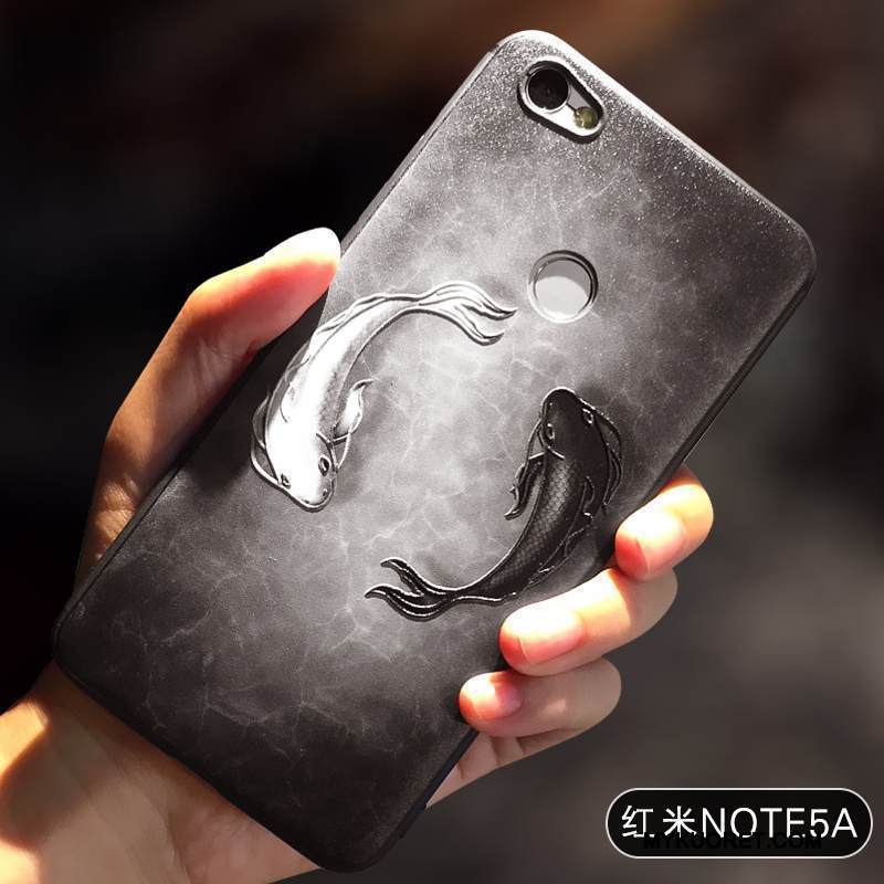 Kuori Redmi Note 5a Pehmeä Neste Pesty Suede Punainen, Kotelo Redmi Note 5a Suojaus Tummansininen Puhelimen Kuoret