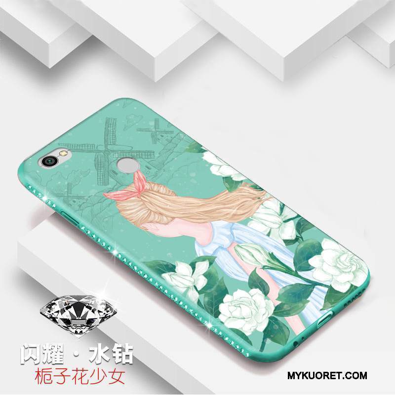 Kuori Redmi Note 5a Pehmeä Neste Puhelimen Kuoret Punainen, Kotelo Redmi Note 5a Tuki Kova Rengas