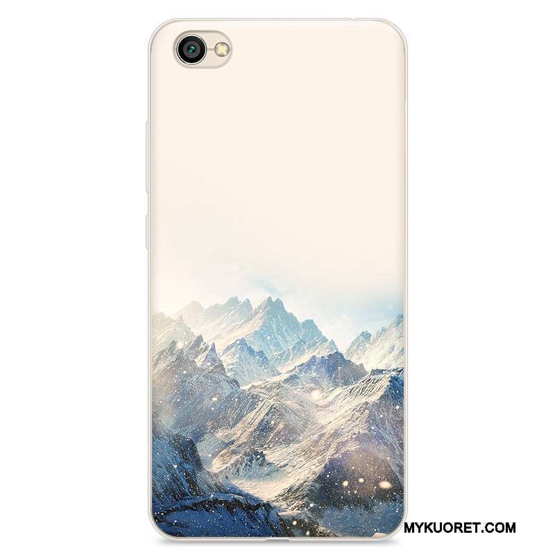 Kuori Redmi Note 5a Sarjakuva Pieni Murtumaton, Kotelo Redmi Note 5a Silikoni Yksinkertainen Punainen