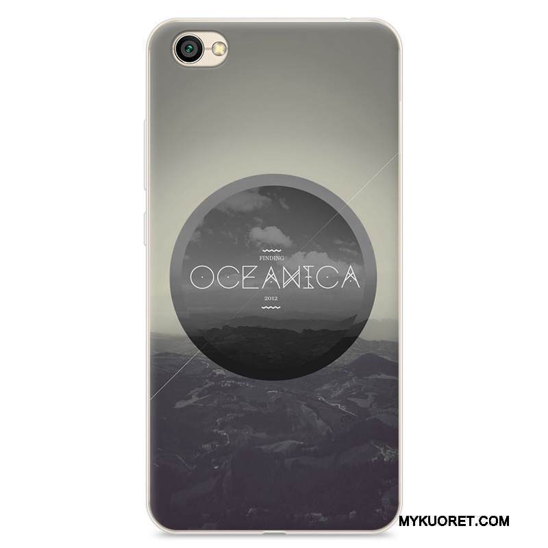 Kuori Redmi Note 5a Sarjakuva Pieni Murtumaton, Kotelo Redmi Note 5a Silikoni Yksinkertainen Punainen