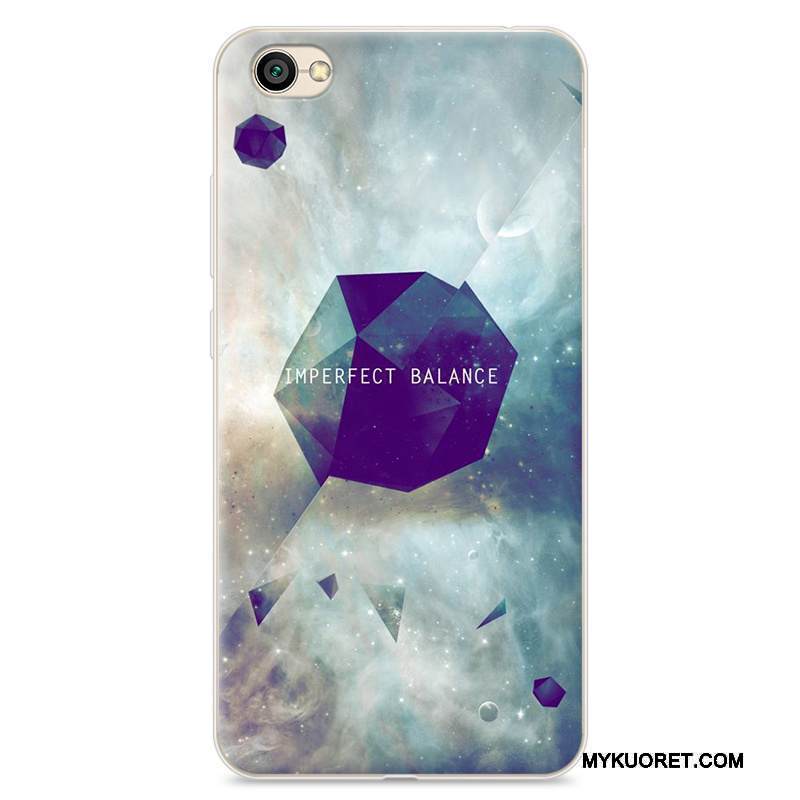 Kuori Redmi Note 5a Sarjakuva Pieni Murtumaton, Kotelo Redmi Note 5a Silikoni Yksinkertainen Punainen