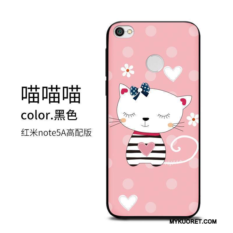 Kuori Redmi Note 5a Silikoni Punainen Puhelimen Kuoret, Kotelo Redmi Note 5a Luova Murtumaton Persoonallisuus