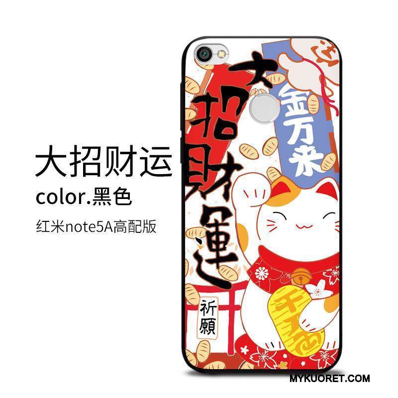 Kuori Redmi Note 5a Silikoni Punainen Puhelimen Kuoret, Kotelo Redmi Note 5a Luova Murtumaton Persoonallisuus