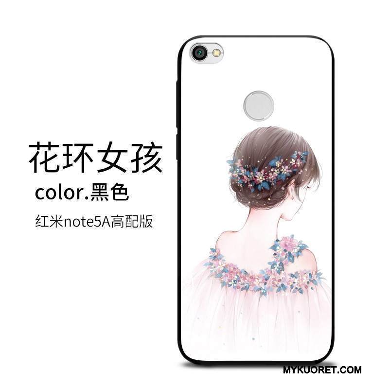 Kuori Redmi Note 5a Silikoni Punainen Puhelimen Kuoret, Kotelo Redmi Note 5a Luova Murtumaton Persoonallisuus