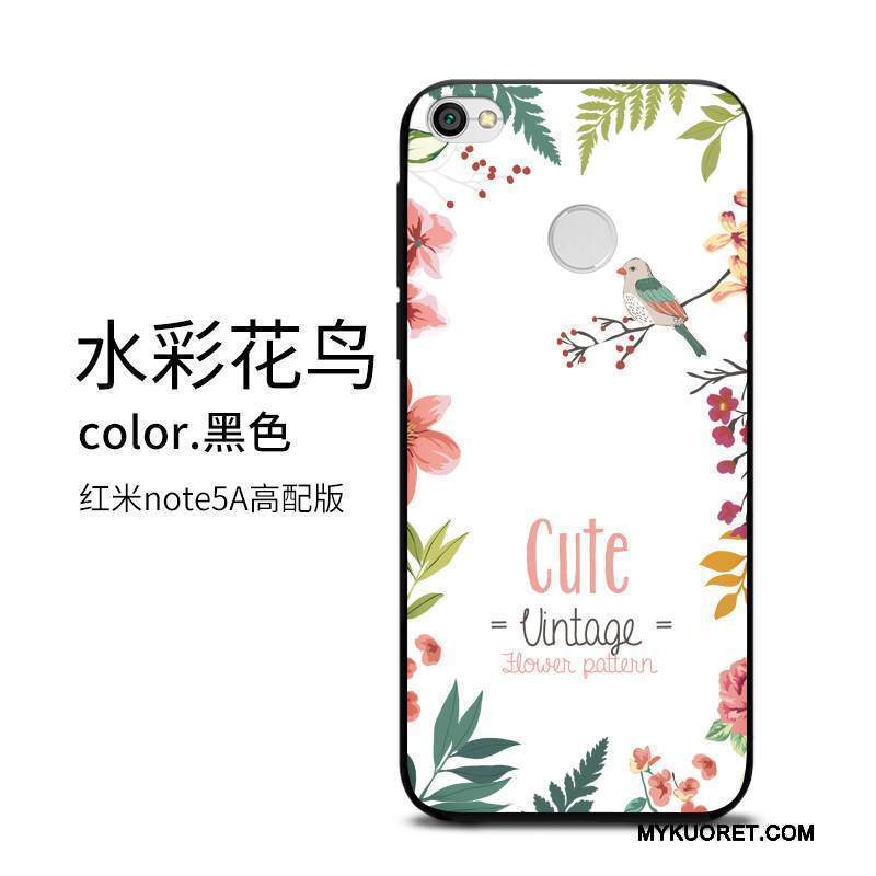 Kuori Redmi Note 5a Silikoni Punainen Puhelimen Kuoret, Kotelo Redmi Note 5a Luova Murtumaton Persoonallisuus