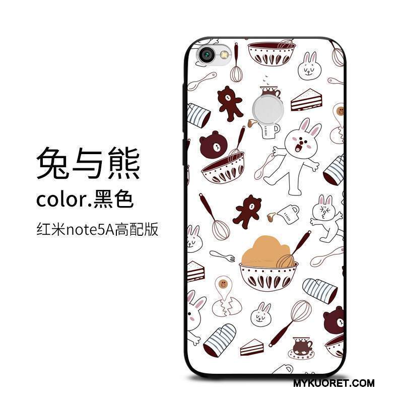 Kuori Redmi Note 5a Silikoni Punainen Puhelimen Kuoret, Kotelo Redmi Note 5a Luova Murtumaton Persoonallisuus