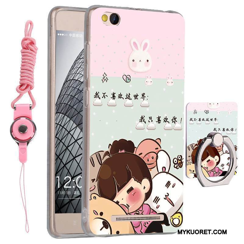 Kuori Redmi Note 5a Silikoni Silmukka Keltainen, Kotelo Redmi Note 5a Suojaus Murtumaton Puhelimen Kuoret