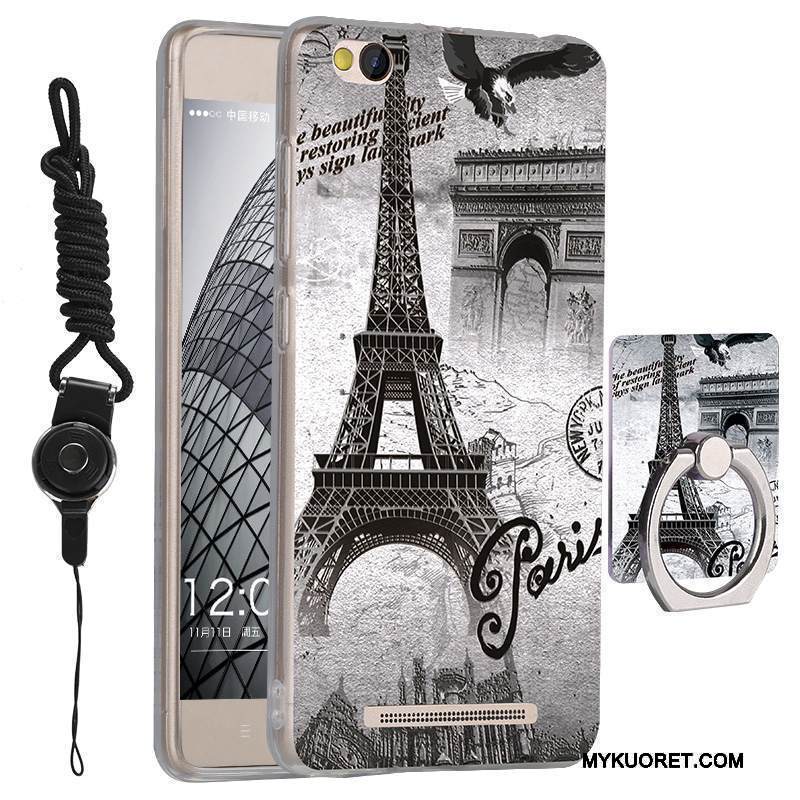 Kuori Redmi Note 5a Silikoni Silmukka Keltainen, Kotelo Redmi Note 5a Suojaus Murtumaton Puhelimen Kuoret