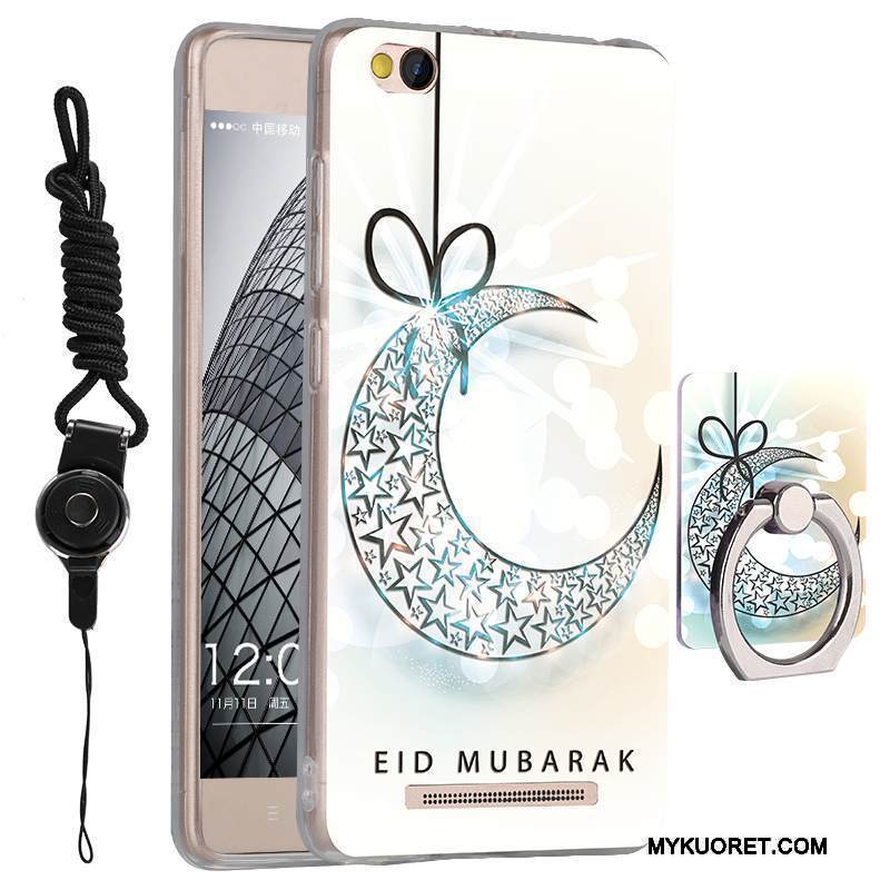 Kuori Redmi Note 5a Silikoni Silmukka Keltainen, Kotelo Redmi Note 5a Suojaus Murtumaton Puhelimen Kuoret