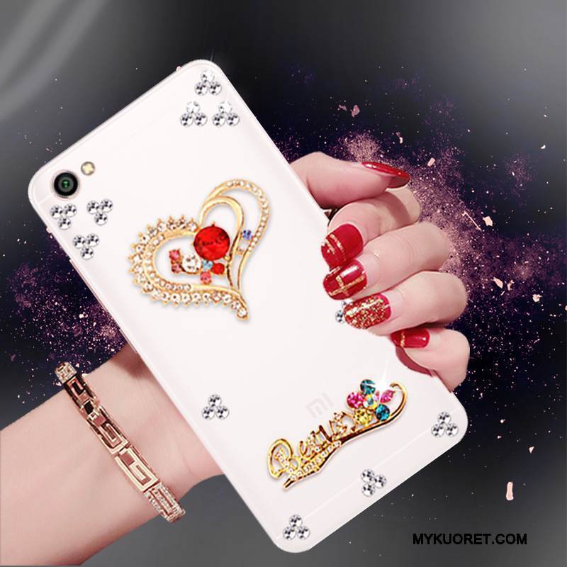 Kuori Redmi Note 5a Suojaus Pieni Trendi, Kotelo Redmi Note 5a Pehmeä Neste Punainen Puhelimen Kuoret