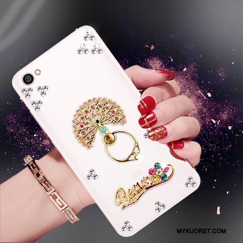 Kuori Redmi Note 5a Suojaus Pieni Trendi, Kotelo Redmi Note 5a Pehmeä Neste Punainen Puhelimen Kuoret