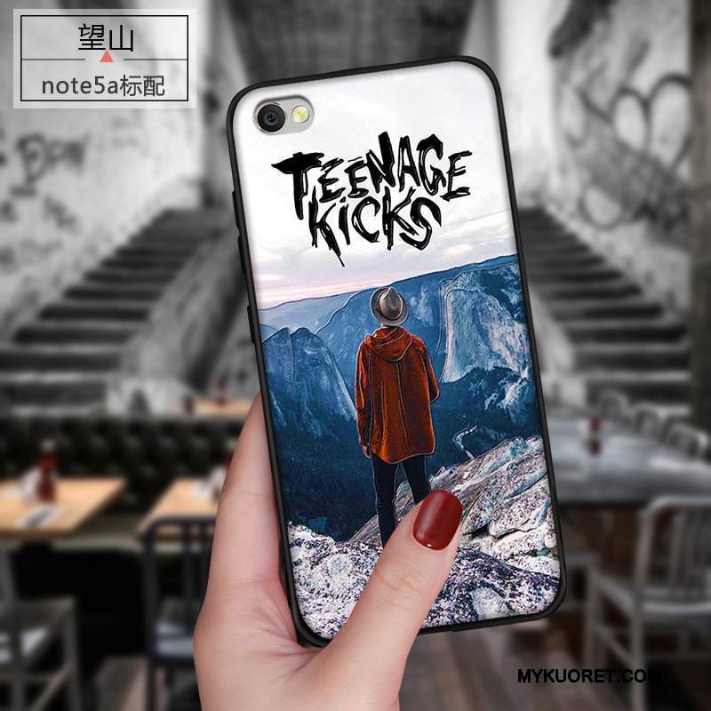 Kuori Redmi Note 5a Suojaus Puhelimen Kuoret Keltainen, Kotelo Redmi Note 5a Silikoni Murtumaton Pieni