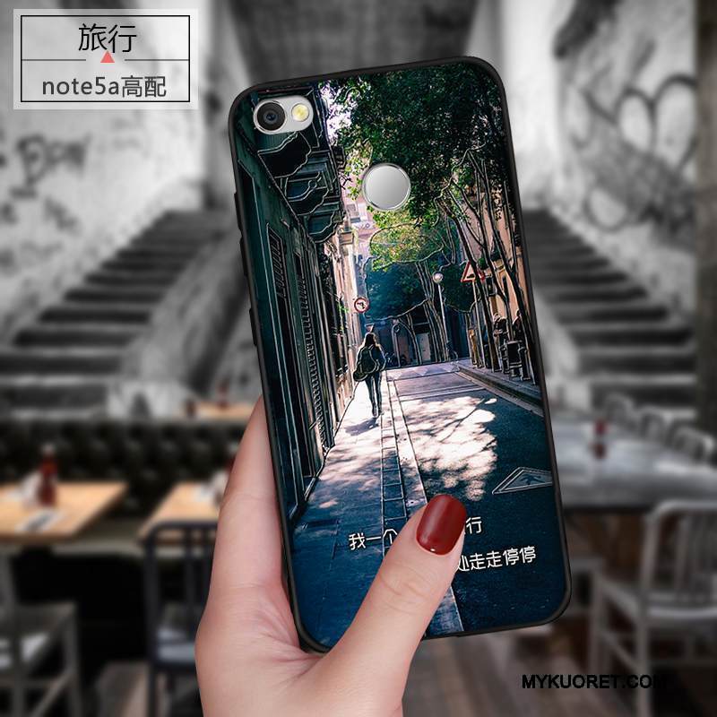 Kuori Redmi Note 5a Suojaus Puhelimen Kuoret Keltainen, Kotelo Redmi Note 5a Silikoni Murtumaton Pieni