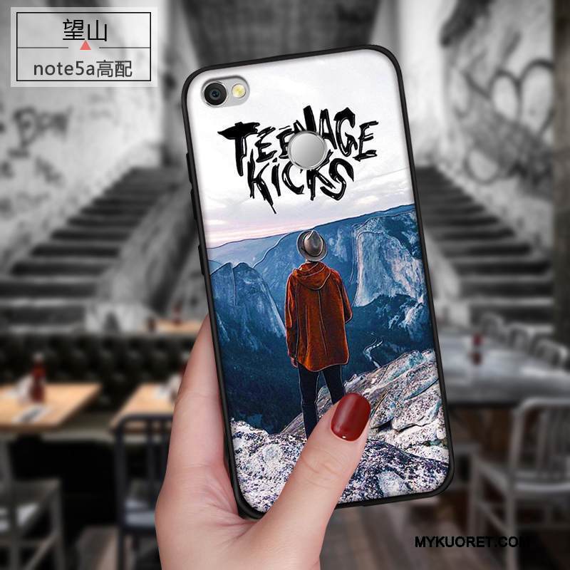 Kuori Redmi Note 5a Suojaus Puhelimen Kuoret Keltainen, Kotelo Redmi Note 5a Silikoni Murtumaton Pieni