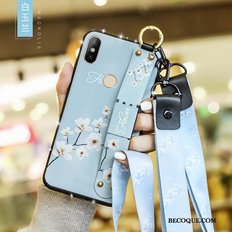 Kuori Redmi Note 6 Pro Silikoni Korkea Puhelimen Kuoret, Kotelo Redmi Note 6 Pro Suojaus Punainen Sininen