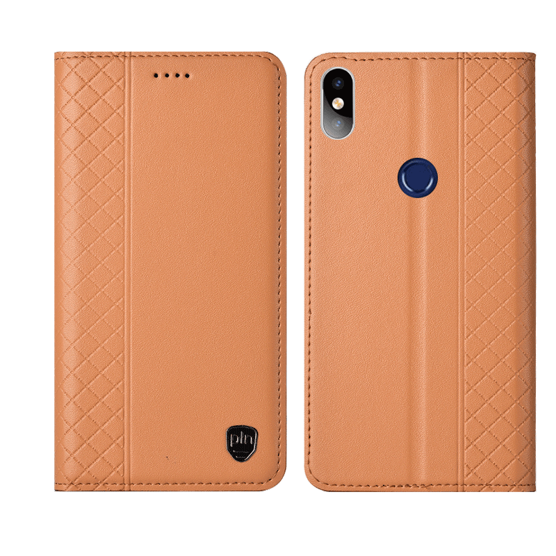Kuori Redmi Note 6 Pro Suojaus Puhelimen Kuoret Ruudukko, Kotelo Redmi Note 6 Pro Laukut Punainen Keltainen